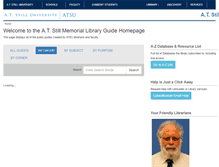 Tablet Screenshot of guides.atsu.edu
